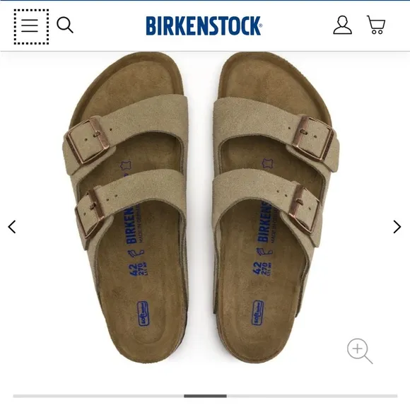 Birkenstock Arizona Soft Footbed Sandals - Taupe