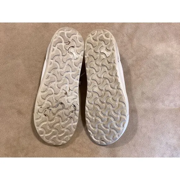 Birkenstock Bend White Low Leather Sneakers, Women Size 8/Men Size 6, EU Size 39