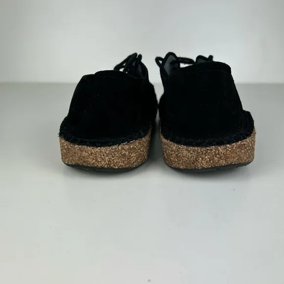 BIRKENSTOCK BLACK WOMENS GARY SUEDE LACE UP SIZE 365-5.5  US