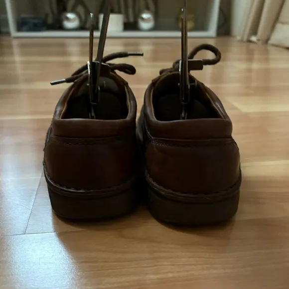 Birkenstock Brown Leather Baltimore Bohemian Moc Toe Lace Up Oxford Loafer Sz 7
