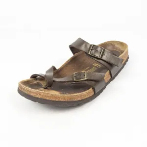Birkenstock Brown Oiled Leather Mayari Sandals Size 41