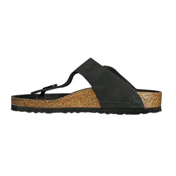 Birkenstock Gizeh Big Buckle Women's Leather Sandals Black L6/M4 Unisex Summer