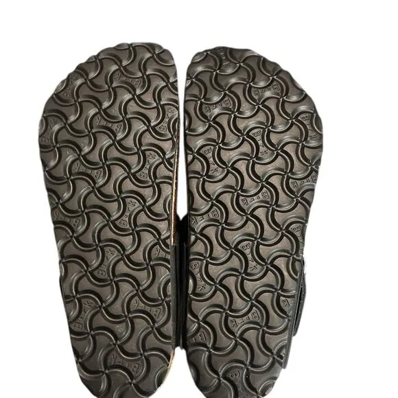 Birkenstock Gizeh Big Buckle Women's Leather Sandals Black L6/M4 Unisex Summer