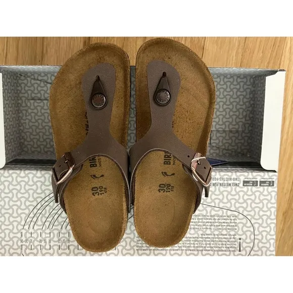 Birkenstock Kids Gizeh Mocha Sandals