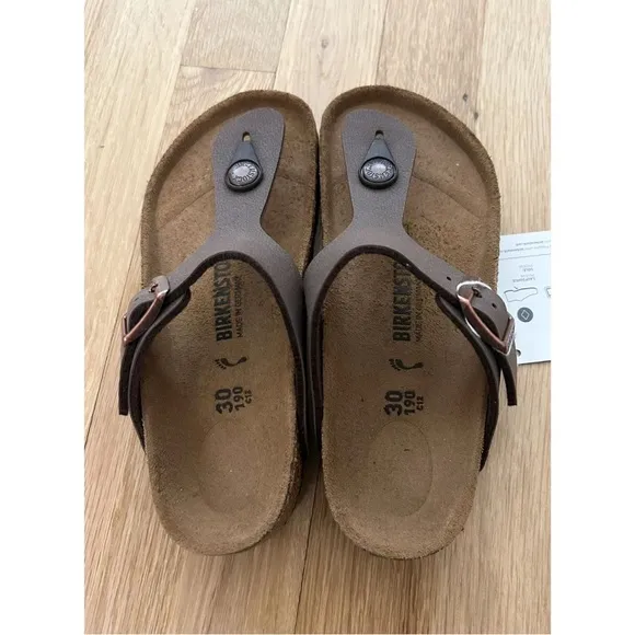 Birkenstock Kids Gizeh Mocha Sandals