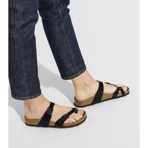 Birkenstock Mayari Black Patent Sandals Regular Width, US 6-6.5