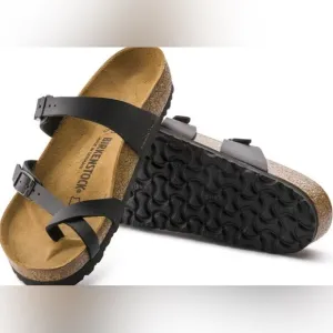 Birkenstock Mayari black sandals size 38 or women’s 8, narrow fit
