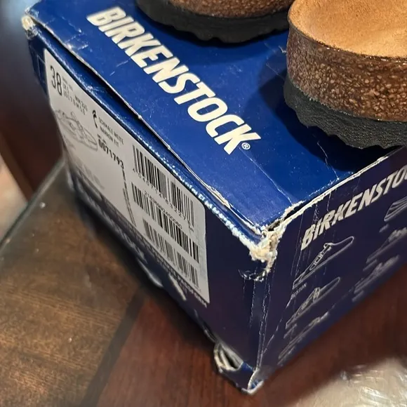 Birkenstock Mayari black sandals size 38 or women’s 8, narrow fit