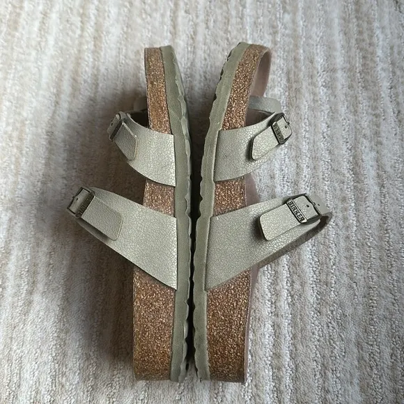 Birkenstock Mayari Vegan Faded Khaki Birkibuc™ EU 37 | 6.5
