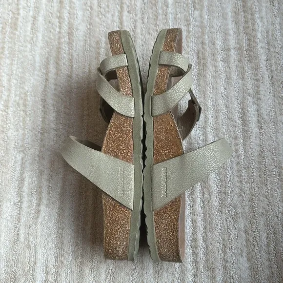 Birkenstock Mayari Vegan Faded Khaki Birkibuc™ EU 37 | 6.5