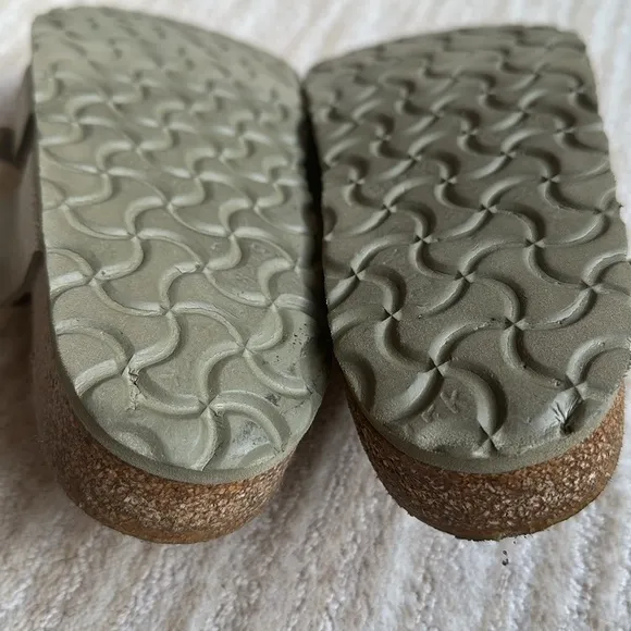 Birkenstock Mayari Vegan Faded Khaki Birkibuc™ EU 37 | 6.5
