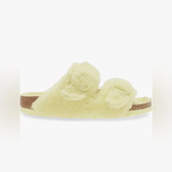 Birkenstock NWT Women’s Arizona Genuine Shearling Sandals Size 9-9.5