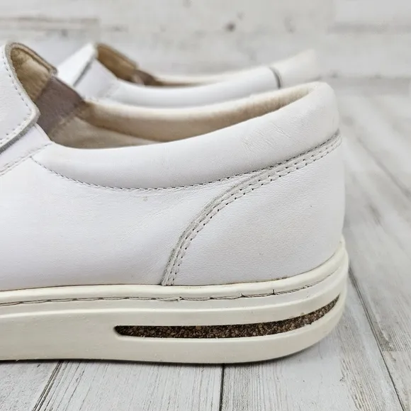 Birkenstock Oswego White Leather Sneaker Shoes