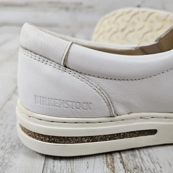 Birkenstock Oswego White Leather Sneaker Shoes