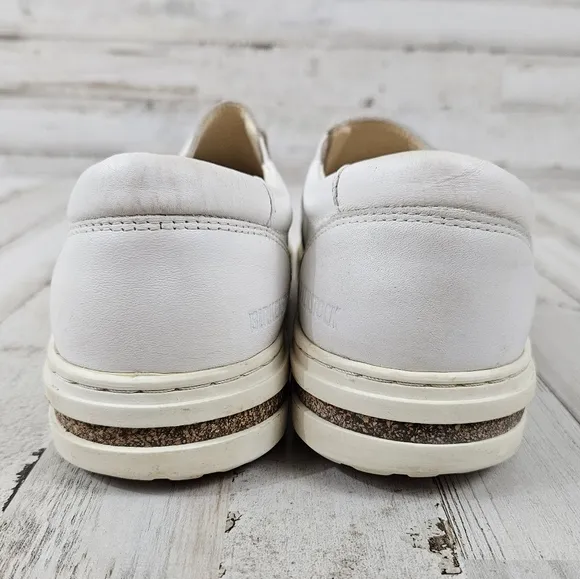 Birkenstock Oswego White Leather Sneaker Shoes