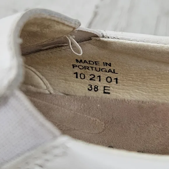 Birkenstock Oswego White Leather Sneaker Shoes