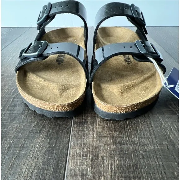 Birkenstock Sydney Sandals Magic Snake Glitter Black Navy Birko-Flor EU37 W6