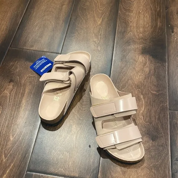 Birkenstock Uji Nubuck Leather Sandals New