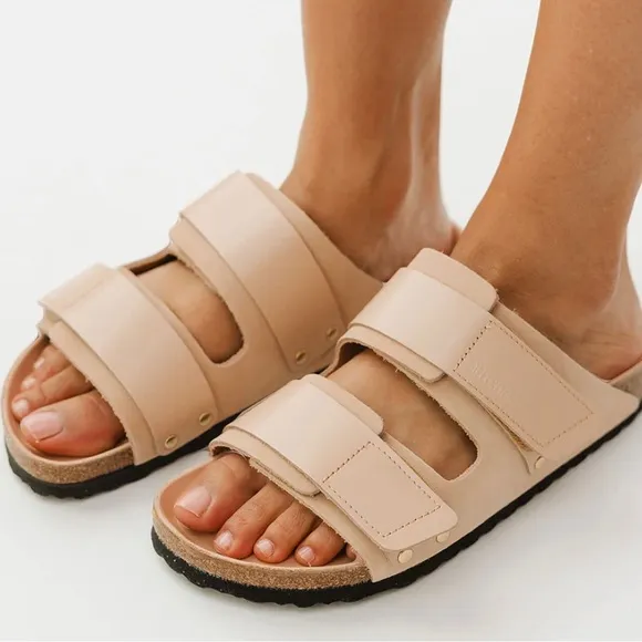 Birkenstock Uji Nubuck Leather Sandals New