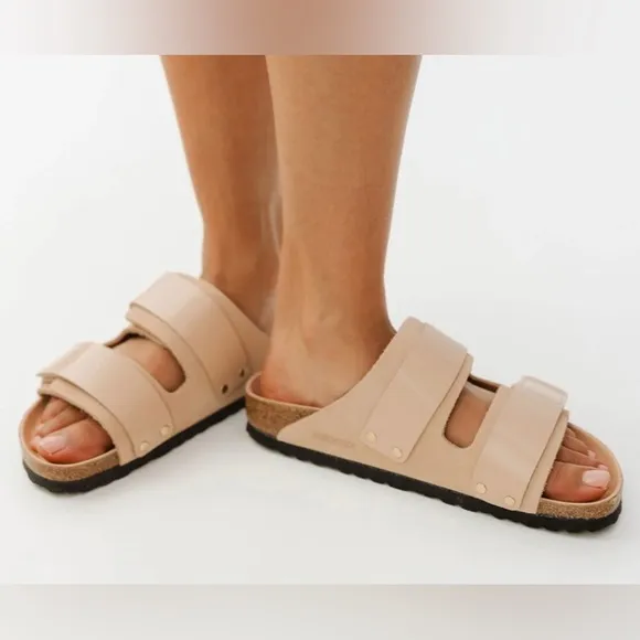 Birkenstock Uji Nubuck Leather Sandals New