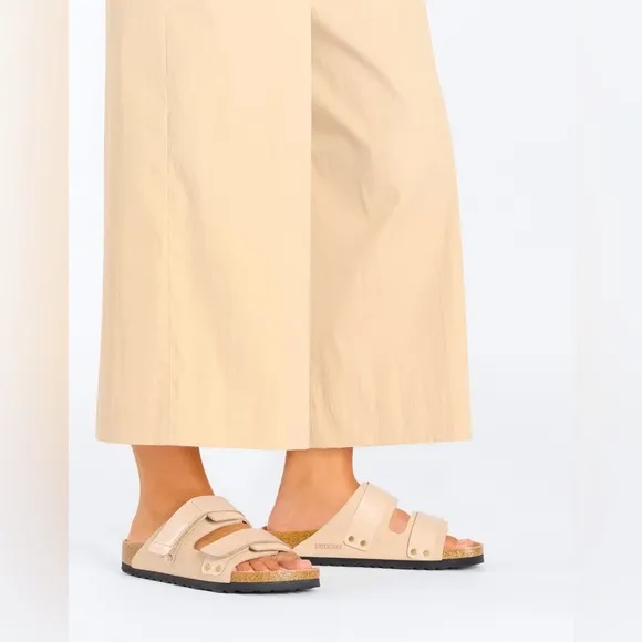 Birkenstock Uji Nubuck Leather Sandals New