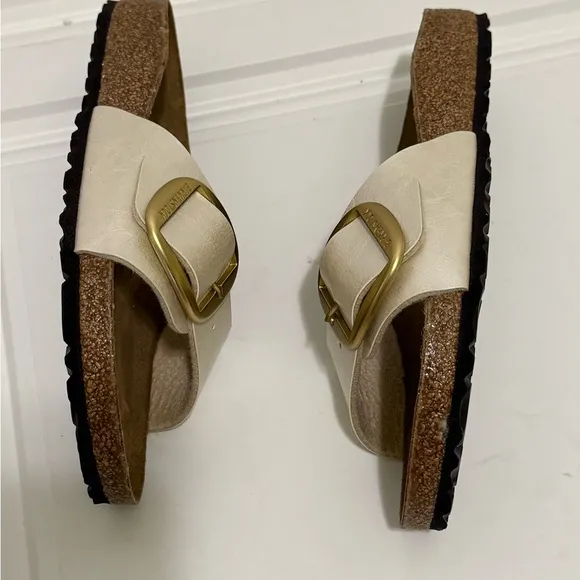 Birkenstock women sandal marid pearl color new