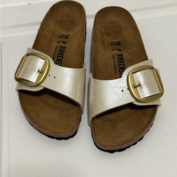 Birkenstock women sandal marid pearl color new