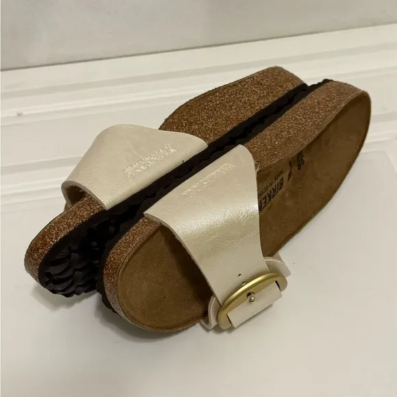 Birkenstock women sandal marid pearl color new
