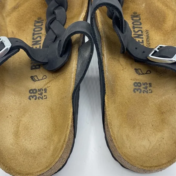 Birkenstock Women's Black‎ Sandals Gizeh Braided