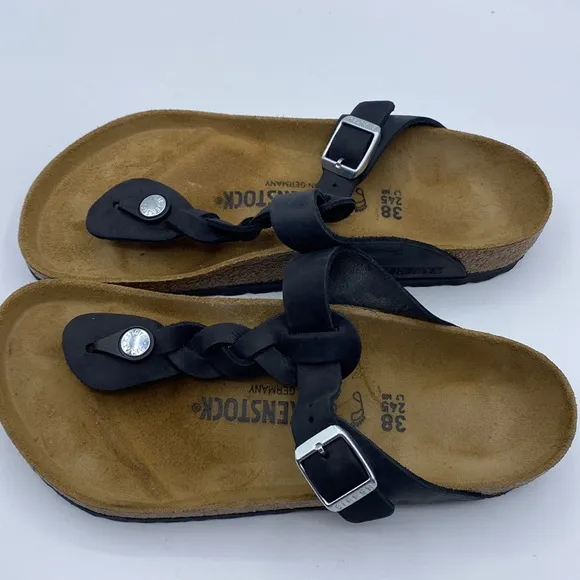 Birkenstock Women's Black‎ Sandals Gizeh Braided