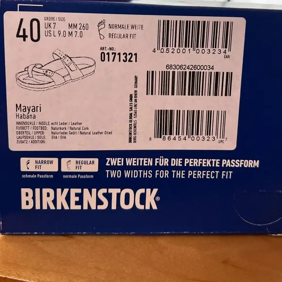 Birkenstock Womens Mayari Brown Synthetic Sandals