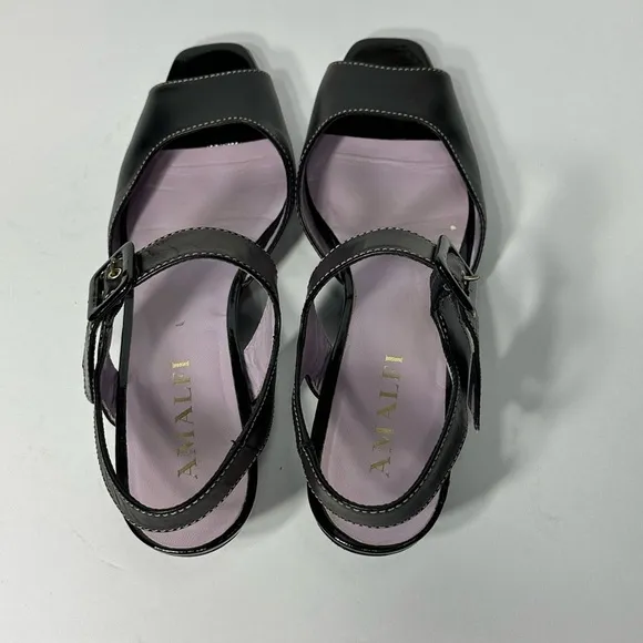 Black Women's Sandals Amalfi size 9N pre owned