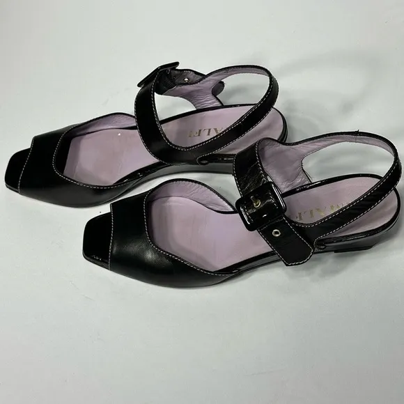 Black Women's Sandals Amalfi size 9N pre owned