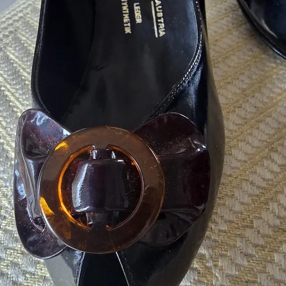 Black Women's Shoes with Brown Accents