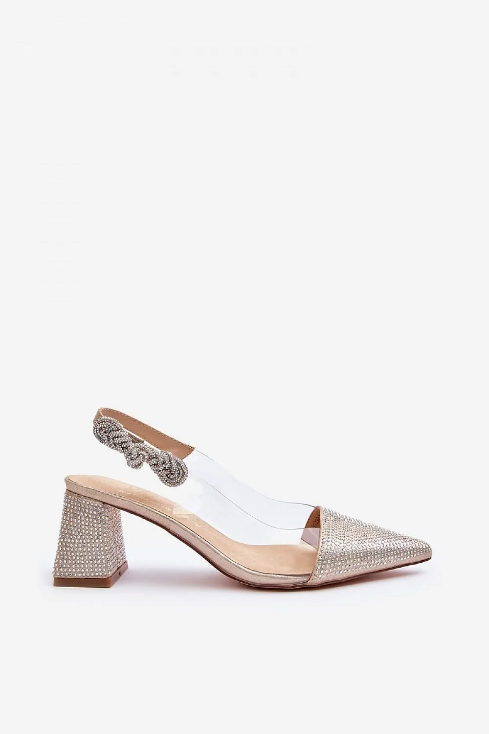 Block heel pumps