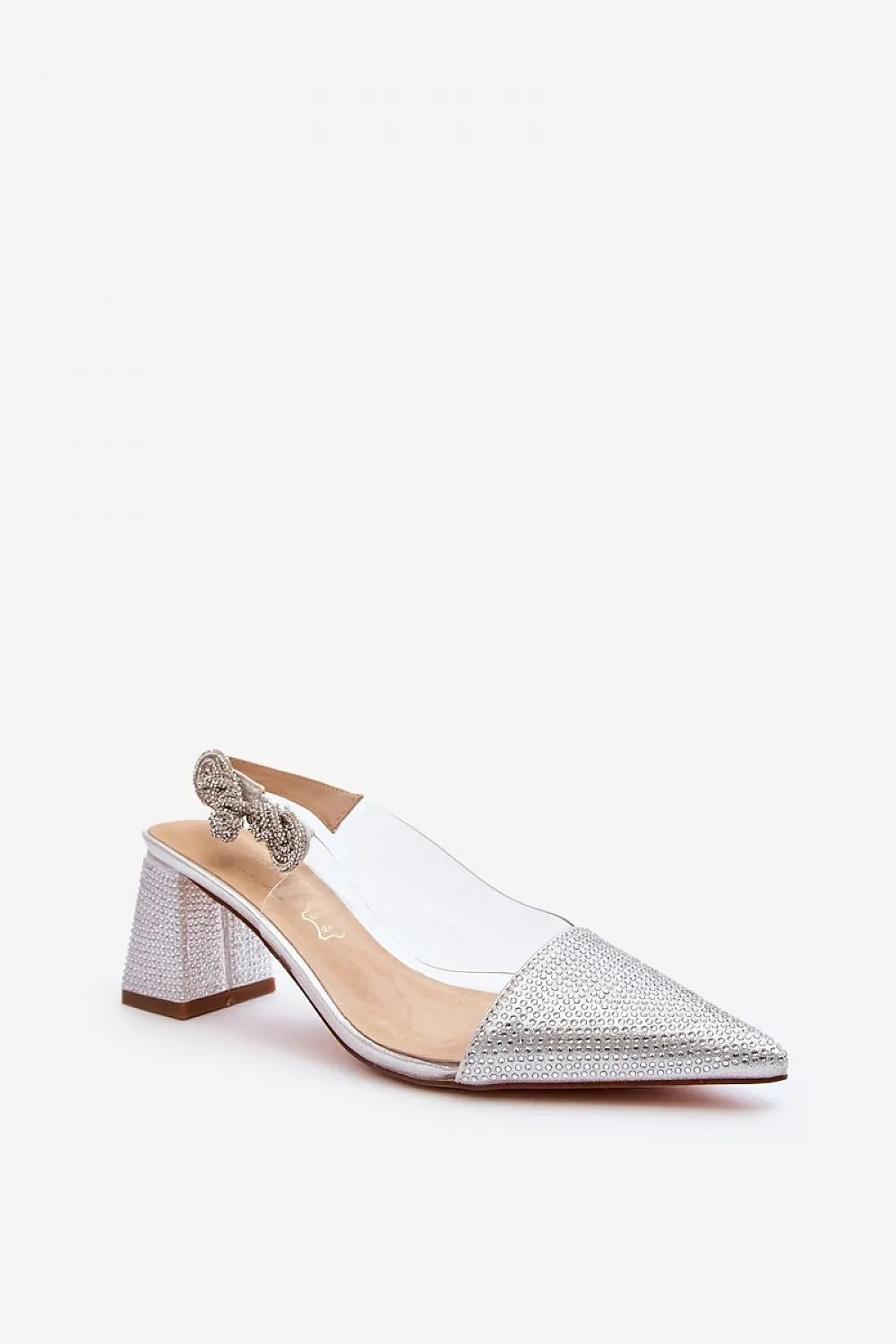 Block heel pumps