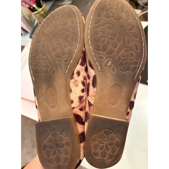 B.O.C Women's Hailey Slip-On Comfort Loafer Leopard Size 7.5M