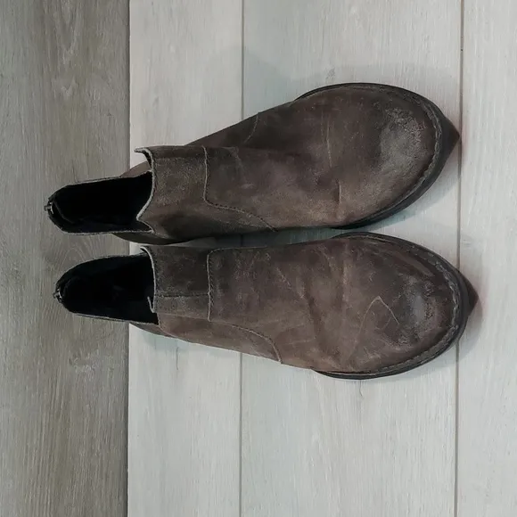 Born Women Comfort Ankle Leather Boots shoes sz 8.5M