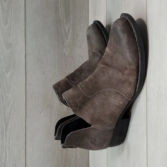 Born Women Comfort Ankle Leather Boots shoes sz 8.5M