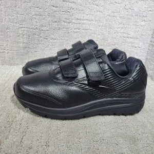Brooks Addiction Walker 2 Men's Size US 9.5 Black Leather Sneakers 1203091D072
