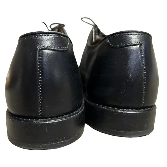 Brooks Brothers Alden Black Classic Cap Toe Oxford Shoes Mens Size 9.5 D