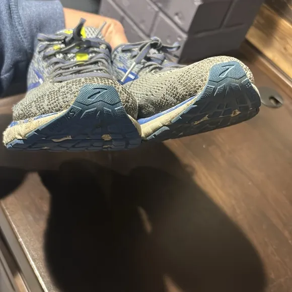 Brooks Ghost 11 Gray Blue Running Comfort Shoes Size 11