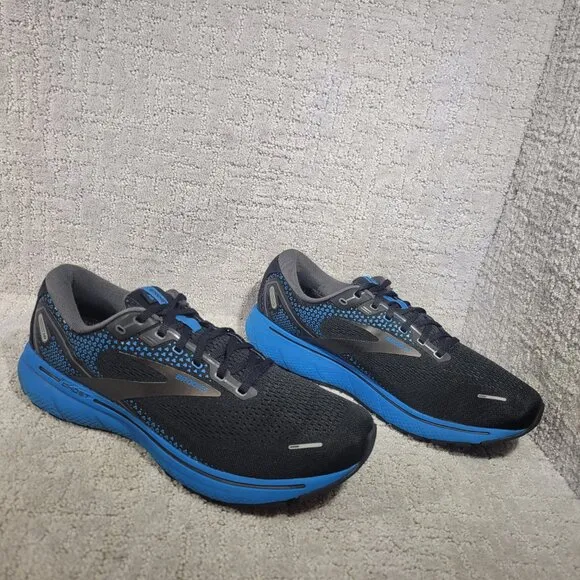 Brooks Ghost 14 Men's Size US 13D Black Athletic Running Sneakers 1103691D056