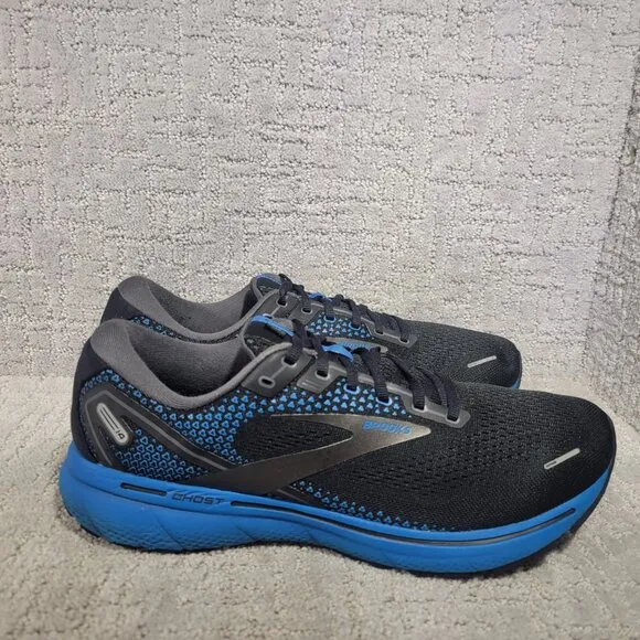 Brooks Ghost 14 Men's Size US 13D Black Athletic Running Sneakers 1103691D056