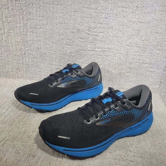Brooks Ghost 14 Men's Size US 13D Black Athletic Running Sneakers 1103691D056