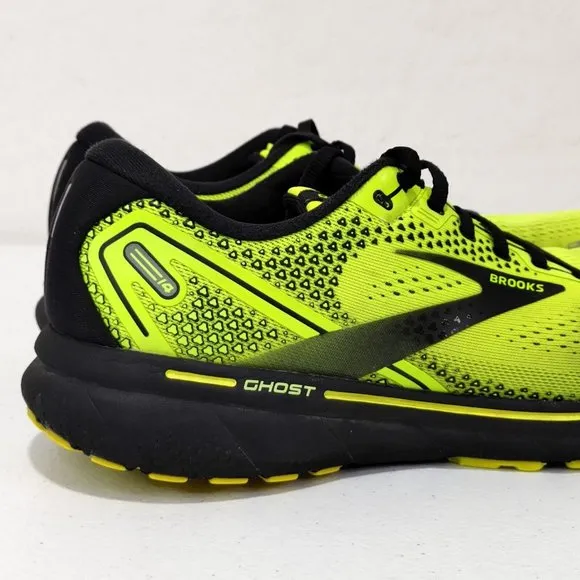 Brooks Ghost 14 Neutral Running Shoe Men's Size 9 Bright Neon