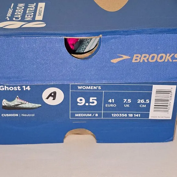 Brooks Ghost 14, Women's Neutral, Size 9.5 Medium 120356 1B 141, New in Box $148
