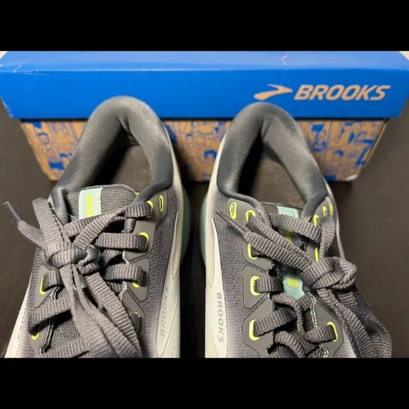Brooks Ghost 15 Running Shoes Sneakers Gray/Oyster/Cloud Blue Mens Size 8.5D