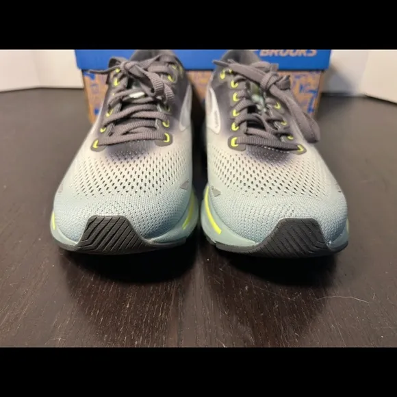 Brooks Ghost 15 Running Shoes Sneakers Gray/Oyster/Cloud Blue Mens Size 8.5D