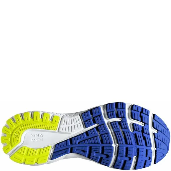 BROOKS MEN'S ADRENALINE GTS 21 RUNNING SHOE - GREY/WHITE/INDIGO - 8